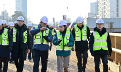 [포토] 최호정 의장, 국회대로 지하차도 건설 현장 찾아 지반침하 점검