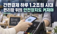 간편결제 하루 1.2조원 시대, 편리함만큼 ‘돈의 안전장치’도 커져야