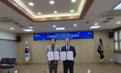 폭염·한파 피하고 장애인 일자리 잇는다… 유니크에스앤비, 경산시와 스마트안전쉼터 조성 업무협약