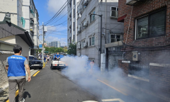 은평구 보건소, 집중호우 침수지역 방역활동 신속 환경지원