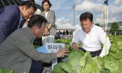 이승돈 농촌진흥청장, 남원 준고랭지 여름배추 시범사업 현장 방문
