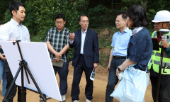 이승환 한강청장, 고양 개발제한구역 자연환경복원 현장점검…“생태축 회복·안전 환경철저” 당부