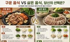 [시민 건강 리포트] 구운 음식 vs 삶은 음식, 당신의 선택은? … 내 몸을 좌우하는 '불의 온도'와 건강한 한 접시