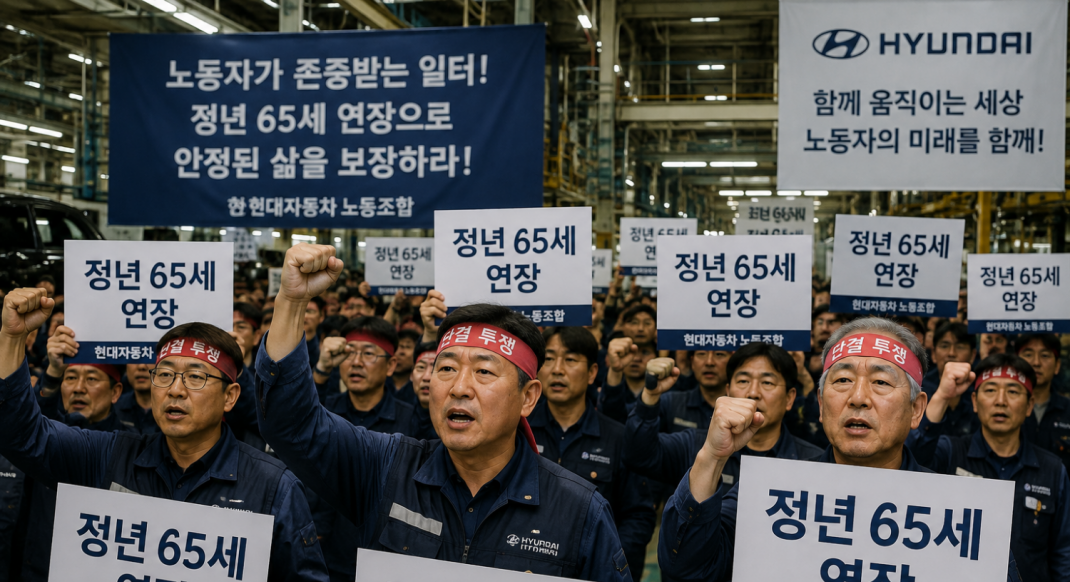 현대차 노조, ‘정년 65세’ 선제 요구…사회적 합의도 정년연장으로 기운다