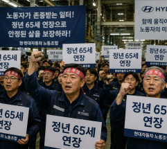 현대차 노조, ‘정년 65세’ 선제 요구…사회적 합의도 정년연장으로 기운다