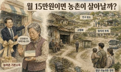 농어촌 기본소득 시범사업, 7개 군 28일부터 첫 지급 ... 농촌 구조적 문제 해결을 위한 장기대책  필요
