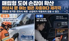 매립형 도어 손잡이 확산, 비상시 문 여는 법은 ‘차종마다 제각각’