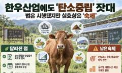 한우산업에도 ‘탄소중립’ 잣대 … 법은 시행됐지만 감축 목표는 아직 빈칸
